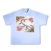 Grape Ice customized leopard floral nurse Urban Heavy Tee - MaliasSmallBusiness