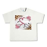 Pistachio customized leopard floral nurse Urban Heavy Tee - MaliasSmallBusiness