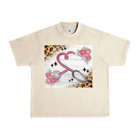 Sandshell customized leopard floral nurse Urban Heavy Tee - MaliasSmallBusiness