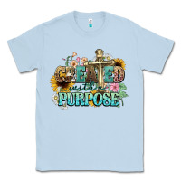 Dusty Blue created with a purpose Classic Tee - NancyCooperArtShop