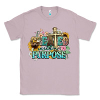 Lilac created with a purpose Classic Tee - NancyCooperArtShop
