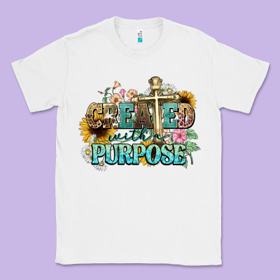 Created With A Purpose Classic Tee Designed By Nancycooperartshop