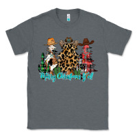 Charcoal Heather merry christmas y'all christmas trees Classic Tee - CowhideDigitalArt