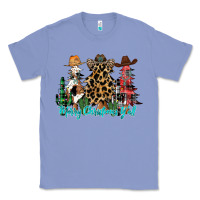 Colony Blue merry christmas y'all christmas trees Classic Tee - CowhideDigitalArt