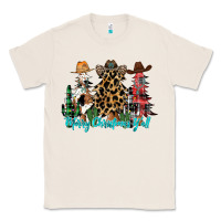 Natural merry christmas y'all christmas trees Classic Tee - CowhideDigitalArt