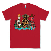 Red merry christmas y'all christmas trees Classic Tee - CowhideDigitalArt