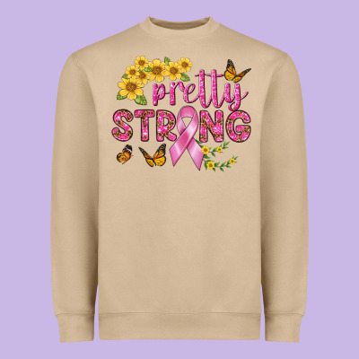 Pretty Strong Heavyweight Sweatshirt Designed By Bundleandbundleshop
