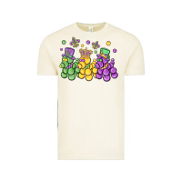 Vintage Arctic mardi gras bead dogs Vintage Tee - MaliasSmallBusiness