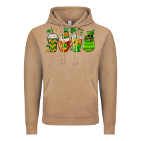 Vintage Coffee st. patricks day coffee cups Vintage Hoodie - MaliasSmallBusiness