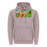 Vintage Zinc st. patricks day coffee cups Vintage Hoodie - MaliasSmallBusiness