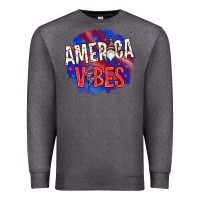 Charcoal Heather America vibes with gnome Premium Sweatshirt - HowdyJamesFarm
