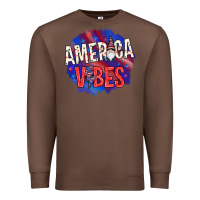 Chestnut America vibes with gnome Premium Sweatshirt - HowdyJamesFarm