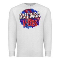 Oatmeal Heather America vibes with gnome Premium Sweatshirt - HowdyJamesFarm