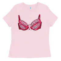 Bubblegum Pink Fight cancer breast cancer bra Ladies Tee - Artiststas