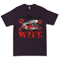 Plum firefighter wife Premium Tee - Artiststas