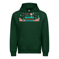 Forest Green coffe gives me teacher powers libbey glass Urban Hoodie - BundleAndBundleShop