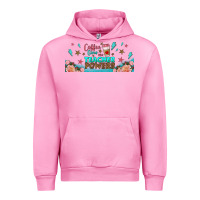 Fuchsia Pink coffe gives me teacher powers libbey glass Urban Hoodie - BundleAndBundleShop