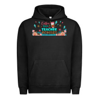 Pigment Black coffe gives me teacher powers libbey glass Urban Hoodie - BundleAndBundleShop