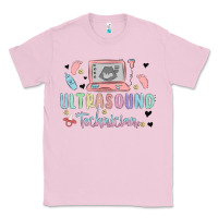 Bubblegum Pink ultrasound technician Classic Tee - MaliasSmallBusiness