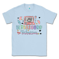 Dusty Blue ultrasound technician Classic Tee - MaliasSmallBusiness