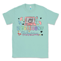 Seafoam ultrasound technician Classic Tee - MaliasSmallBusiness