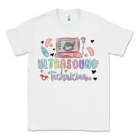 White ultrasound technician Classic Tee - MaliasSmallBusiness
