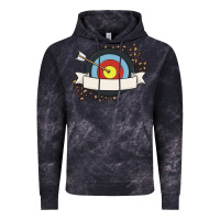 Cloud Black custom name archery Vintage Hoodie - MaliasSmallBusiness