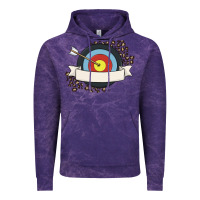 Cloud Purple custom name archery Vintage Hoodie - MaliasSmallBusiness