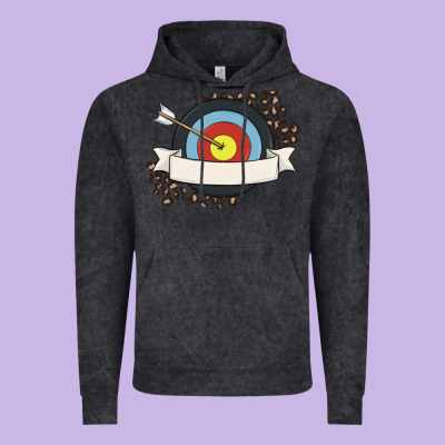 Custom Name Archery Vintage Hoodie Designed By Maliassmallbusiness