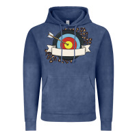 Vintage Denim custom name archery Vintage Hoodie - MaliasSmallBusiness