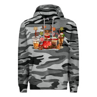 Slate Camo christmas reindeer coffee Premium Hoodie - CowGirlArtShop