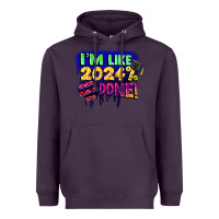 Plum i'm like 2024 done Heavyweight Hoodie - CowGirlArtShop