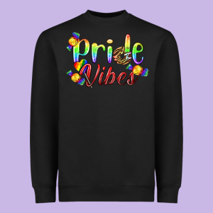 Pride Vibes Lgbtq Heavyweight Sweatshirt Designed By Bundleandbundleshop