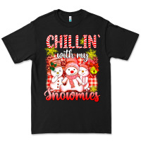Black chillin  with my red snowmies Premium Tee - AdoDesignShop