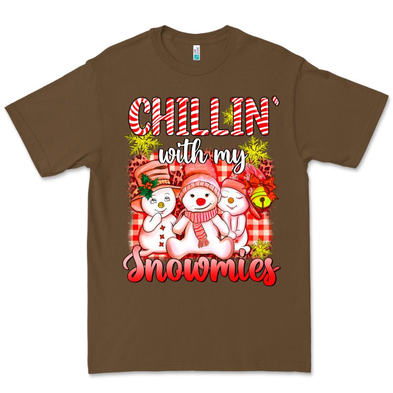 Chillin  With My Red Snowmies Premium Tee by AdoDesignShop | Teevron