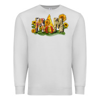 Mom Gnome Sunflower Premium Sweatshirt | Teevron