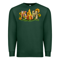 Sports Green Mom gnome sunflower Premium Sweatshirt - CowGirlArtShop