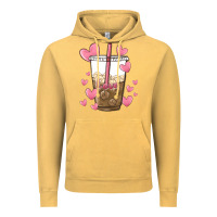 Vintage Mustard valentine coffee lover Vintage Hoodie - MaliasSmallBusiness