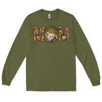 Army Green Western Mom With Baby Jesus Long Sleeve Tee - BundleAndBundleShop