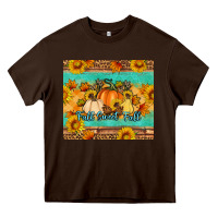 Chocolate Brown Fall sweet fall Heavy Core Tee - Artiststas