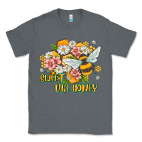 Charcoal Heather like honey Classic Tee - MaliasSmallBusiness