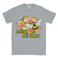 Heather Grey like honey Classic Tee - MaliasSmallBusiness