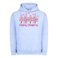 Pigment Grape Ice Merry Christmas Trees Urban Hoodie - FaDigitalArtStudio