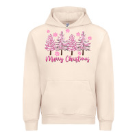 Sandshell Merry Christmas Trees Urban Hoodie - FaDigitalArtStudio