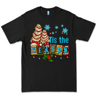 Black tis the season christmas tree cake ado Premium Tee - AdoDesignShop