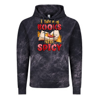 Cloud Black i like my books extra spicy Vintage Hoodie - MaliasSmallBusiness