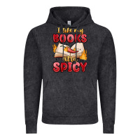 Vintage Black i like my books extra spicy Vintage Hoodie - MaliasSmallBusiness
