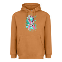 Meerkat cancer ribbon Heavyweight Hoodie - CowGirlArtShop