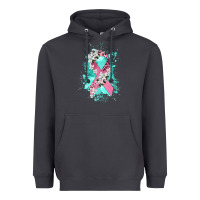 Smoke cancer ribbon Heavyweight Hoodie - CowGirlArtShop
