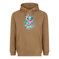 Toasted Coconut cancer ribbon Heavyweight Hoodie - CowGirlArtShop